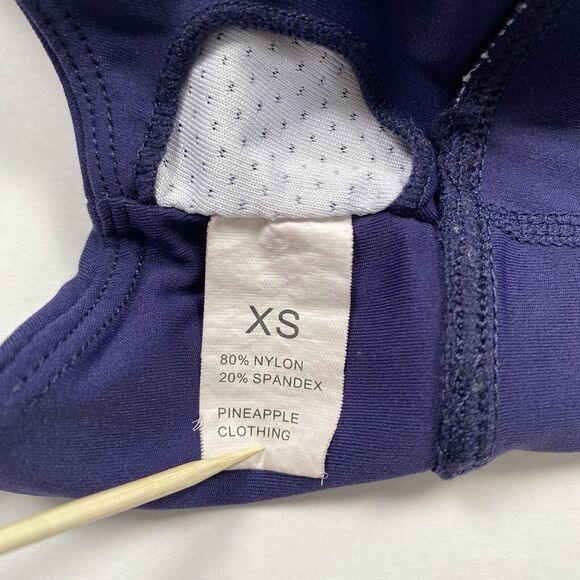 Pineapple Clothing Legging & Bra Top 2-Piece Set‎ Navy Women Size XS Pre-Owned - Picture 5 of 14